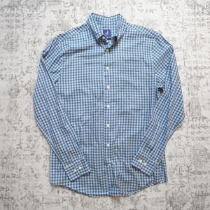 Johnnie-O Gingham Plaid Button-Down Dress Shirt